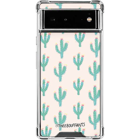 Bouffants and Broken Hearts Cacti 3 Google Pixel 6 Clear Case